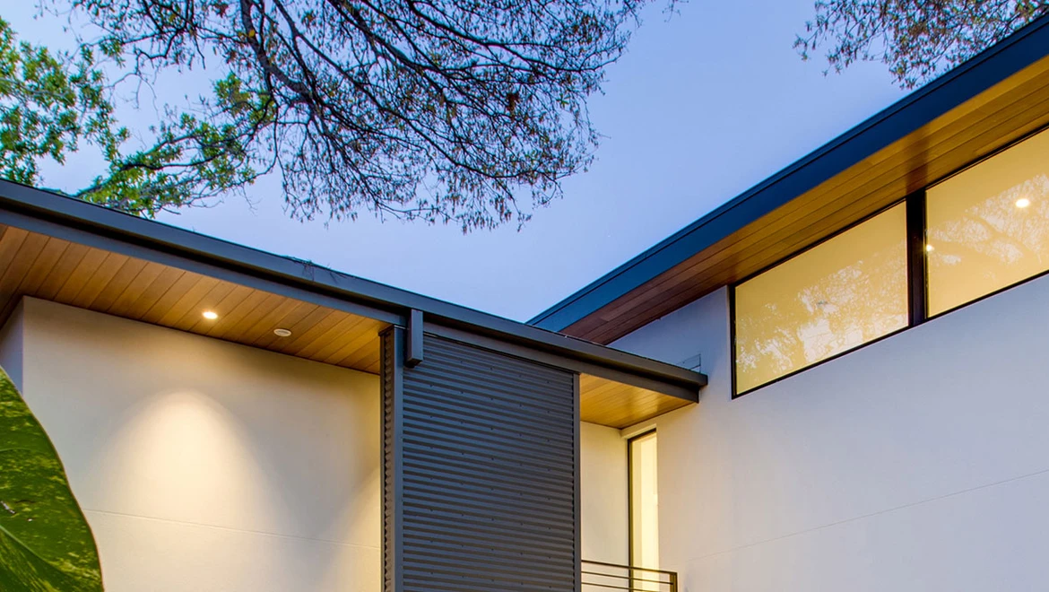 Aluminum Picture Window PW640 on home