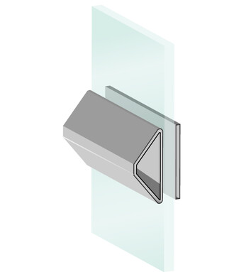 1" Raised Exterior-Flat Interior