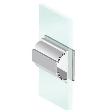 1" Raised Ogee Exterior- Flat Interior