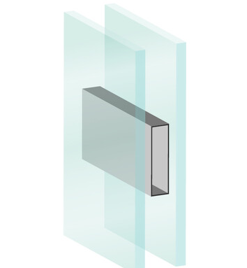 13:16" Flat Grid Between Glass