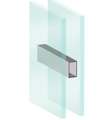 9:16" Flat Grid Between the Glass