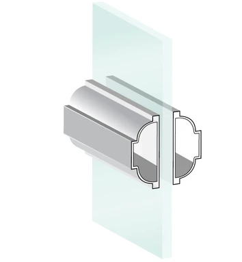 Raised Ogee Exterior Interior Grid
