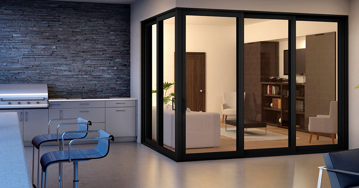 Black-Windows-Office-After Black Window Frame - Black Window Frames