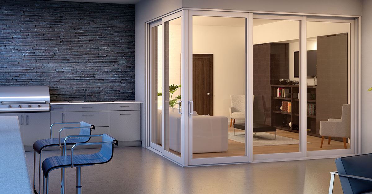 Black-Windows-Office-Before White Window Frames - White Window Frame