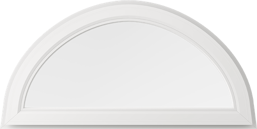 WinGuard Vinyl PGT - Architectural Window - AR5520 Half Circle