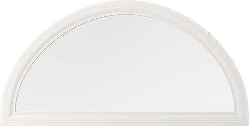 WinGuard Vinyl PGT - Architectural Window - AR5540 Half Circle