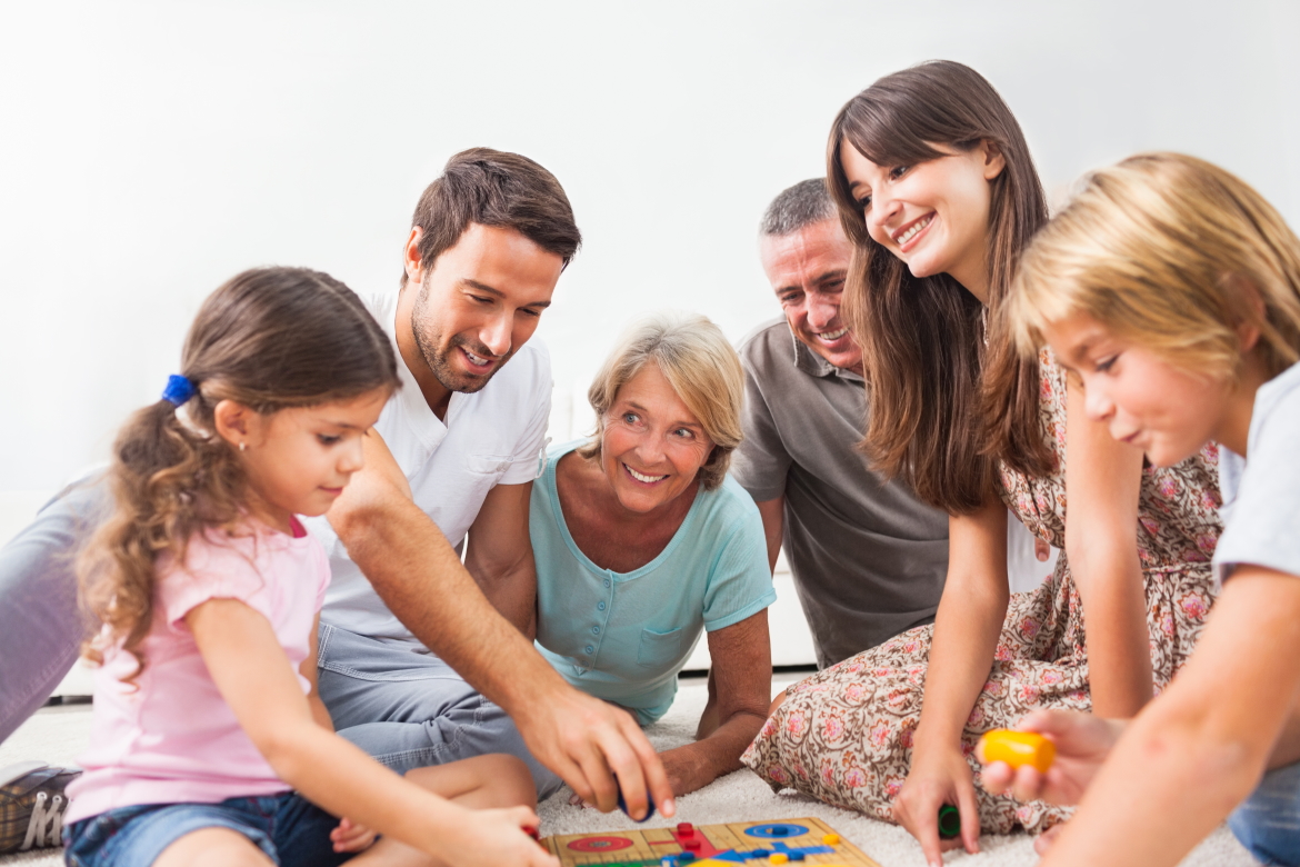Turn an underused area of your home into a family game area.
